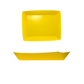 BANDEJA RECTANGULAR AMARILLA X2